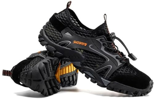 Zapatillas de Trekking Hombre de Trail Running Escarpines Zapatos de Agua Secado Rápido Antideslizante Verano Sandalias Deportivas Playa Zapatos Casuales Transpirable Zapatilla de Senderismo,38-50 EU