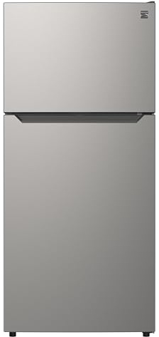 Kenmore 30 Top Mount Refrigerator with Freezer - Adjustable Shelving, Humidity-Controlled Crispers, LED Lighting, ENERGY STAR Certified, 18.1 cu. ft. Capacity - Fingerprint Resistant Metallic Steel
