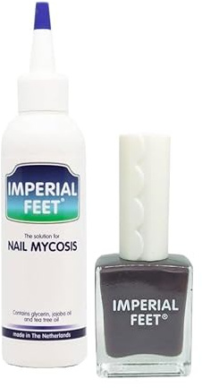 Fungal nail treatment with nail polish coffee