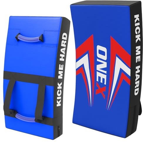 Large Kick Shield Strike Coaching Training Focus Pad MAM Boxing Punch Bag Target Trainer Sports Fitness Exercise with Straps Handle