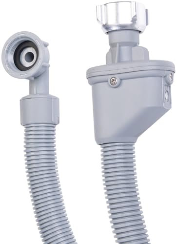 Sichler Haushaltsgeräte Wasserstop Waschmaschine: Aquastop-Schlauch für Waschmaschinen und Geschirrspüler, 3/4, 150 cm (Waschmaschinenschlauch, Aquastopschlauch, Spülmaschinenschlauch)