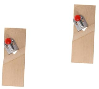 Tofficu 2pcs Woodworking Chamfer Plane Tool Manual Trimming Planer for Finishing Compact Design Fiberboard Construction for Crafting Home Projects