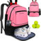 LLEYTON - Sac de tennis - Sac à dos de tennis - Sac de tennis (Rose)