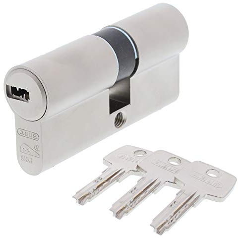 ToniTec Set aus ABUS Profilzylinder als Doppelzylinder EC550 Nachfertigung nach Code inkl. 3 Schlüssel Größe 28 34mm