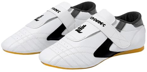 Teenager Martial Arts Training Shoes Kids Adults Taekwondo Shoes Boxing Shoes Training Wrestling Shoes Taekwondo Kung Fu Tai Chi Sport Gym Shoes for Boys Girls Men Women