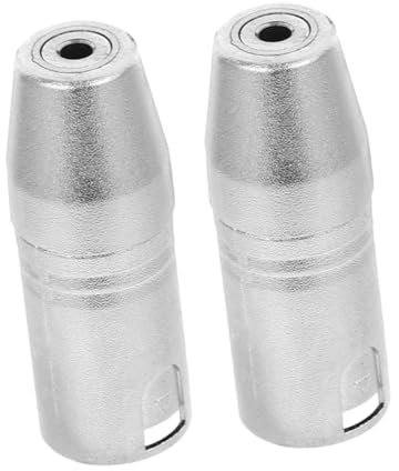 Operitacx 2pièces Adaptateur XLR vers Prise XLR Mâle Broches vers Prise Femelle Adaptateur Audio Accessoire Audio