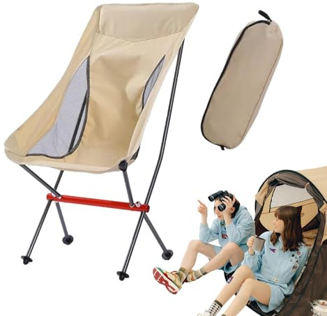 Silla de Camping Plegable Silla Portátil para Exteriores