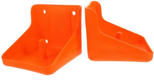 CATIEBYE 2pcs Salt Block Holder for Livestock Farm Sturdy Pp Cylinder Sheep Salt Lick Box Easy to Mount Suitable for Sheep and Horses