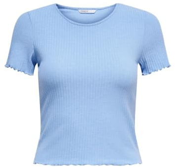 ONLY Femme Onlemma S/S Short Top Noos JRS Débardeur, Ultramarine, M EU