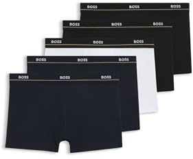 Boss Trunk 5P Essential - Calzoncillos bóxer para hombre, Open Blue460, L