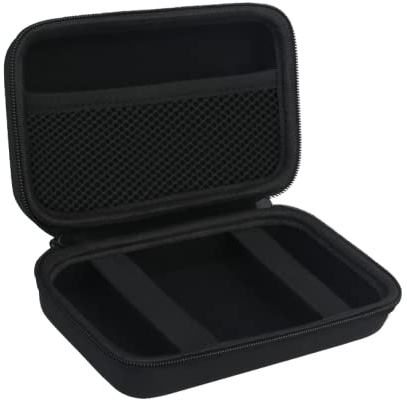 BOVKE Caso de Suministros diabéticos, Bolsa de Viaje de Diabetes para el Kit de Prueba, medidores de monitoreo de glucosa en Sangre, Tiras de Prueba, medicamentos, lancetas, Negro+Negro (Solo Caso!)