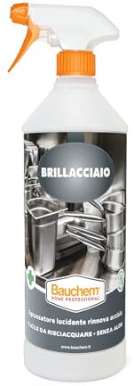 Bauchem Brillacciaio Sgrassatore Lucidante per Acciaio ml 750