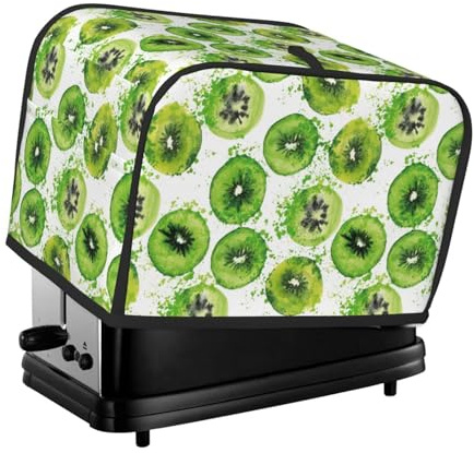 Copertura per tostapane a 2 fette, impermeabile, con tasche, per piccoli elettrodomestici da cucina, protezione dalle impronte digitali, lavabile in lavatrice