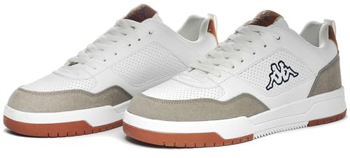 Kappa - Sneakers Bassa, Uomo, Bianco, Poliuretano, Fitness. Logo Manis, Taglia: 41