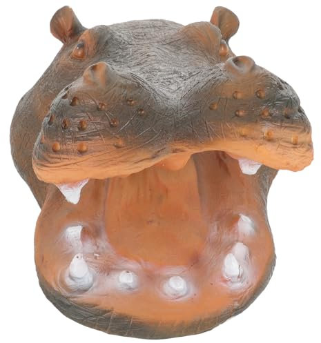 Didiseaon Statue de Flottante Résine Décoration de Jardin Bassin Figurine Animalière Réaliste pour Extérieur et Intérieur