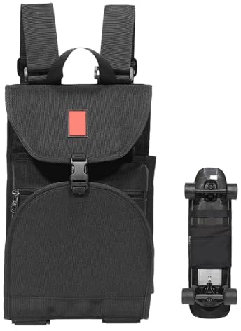Generico Borsa Porta Skateboard,Organizzatore in poliestere alla - Borsa per Skateboard con Spallacci,per Studenti, Ragazzi, Adulti, Scuola, Università, Giochi e Viaggi