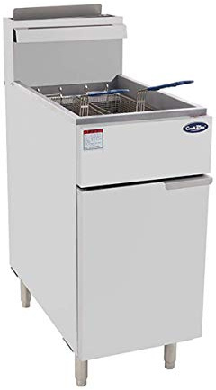 Atosa ATFS-40 Commercial Fryer, full pot, floor model, 3-burner, 40 lb. capacity,LP (propane) gas