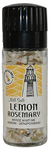 Biodinami Set de 2 Moulin au Sel aver Citron/Rosmarin, 100 g