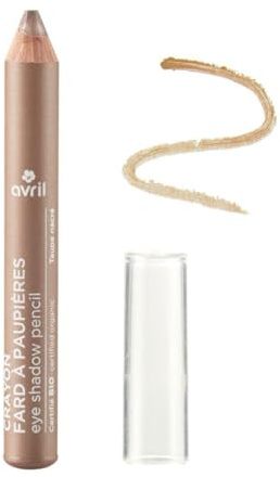 Avril - Crayon Fard à Paupières Bio Enrichi en Huile de Ricin et Cire d'Abeille - 100% d'Origine Naturelle - Fabriqué en France - Diamètre 10,6mm