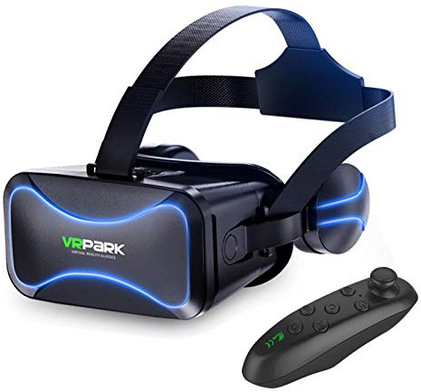 Trådlöst VR-headset, Color Vision VR-glasögon för barn, Virtual Reality Headset VR Set Spel System VR-glasögon Glasögon Fjärrkontroll för barn och vuxna lek Delr