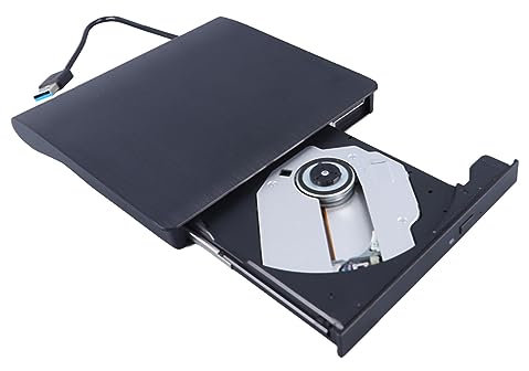 Externes DVD-Laufwerk, Externer DVD-Leser für Desktop-Computer und Laptops, Multifunktionales Festplattenlaufwerk, USB 3.0, Hohe Geschwindigkeit