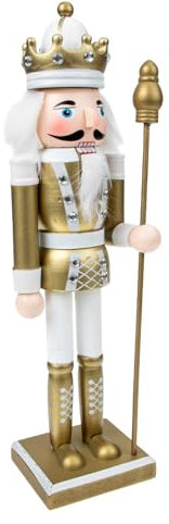 VALICLUD Schiaccianoci Di Legno Decorazioni Natalizie Schiaccianoci Di Natale Figure Per Oro Festivo