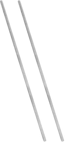 PATIKIL 5/16-18 UNC Varilla Roscada de Acero Inoxidable 304, 2pcs Espárragos de Barra de Varilla Completamente Roscados Rosca Derecha Pernos Prisioneros para Abrazaderas, 305mm Largo