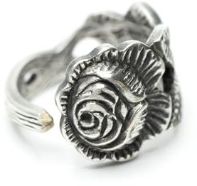Miniblings bestickring ring bestick Upcycling gaffel sked handgjorda antik ros unik BR33 – handgjorda modesmycken I fingerring med motiv I en storlek justerbar, verstellbar, Metall