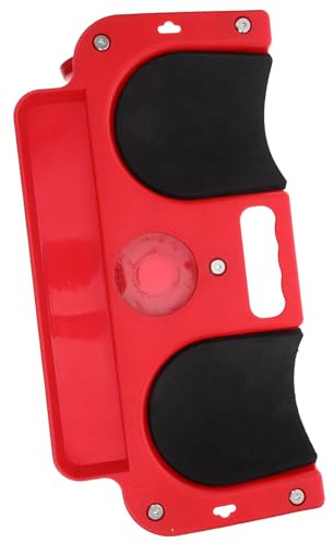 Healeved Genouillères à Roulettes Imperméables Rouges pour Mécanicien Tapis de Sol Antidérapant et Pliable pour Travaux de Carrelage et Réparation Automobile Coussin de Genoux Robuste avec
