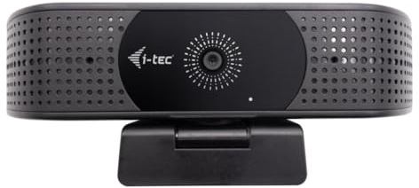 i-tec Solomon 500 webbkamera 4K med PDAF-autofokus för snabbt och stabilt fokus och ultra-HD 4K-upplösning