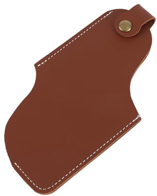AKLOSIPY Retro PU-lädertelefon - Professionell Stilfull Skyddande Mobiltelefon Bältesväska Fodral för Bälte - Passar de Flesta Smartphones (Brun)