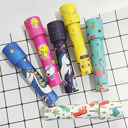Eleage Kalejdoskop Leksaksset 12 St Färgglada Pedagogiska Retro Kalejdoskop för Barn Födelsedagspresentpaket
