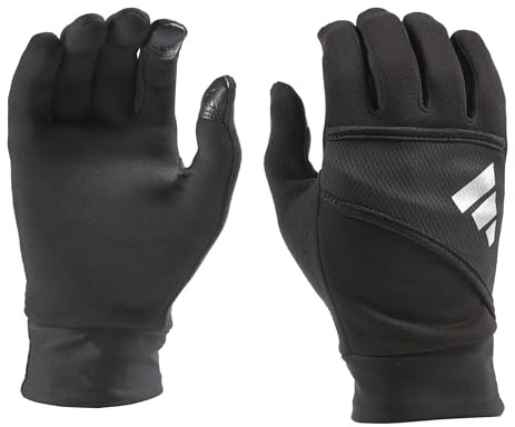 Adidas Men's Dash 2.0 Reflective Gloves, Black - Small/Medium