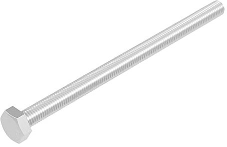 SECCARO Lot de 20 vis à tête hexagonale M6 x 100 mm, en acier inoxydable V2A VA A2, DIN 933 / ISO 4017, à six pans extérieurs