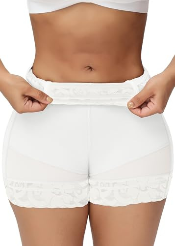 SHAPSHE Faja moldeadora de levantamiento de glúteos para mujer, con control de abdomen, pantalones cortos moldeadores de abdomen, más delgados, planos, moldeadores de glúteos