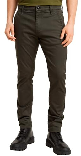 G-STAR Pantalones Skinny Chino 3.0, Gris (Asfalt D25179-c105-995), 32W / 32L Hombre