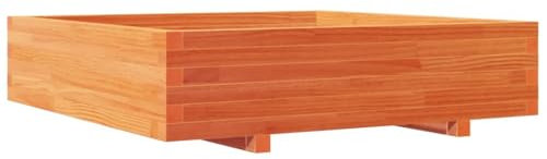 vidaXL Fioriera Giardino 100x100x26,5cm Legno Massello Pino, fioriera, fioriera da Patio, fioriera per Erbe, fioriera da Esterno, fioriera