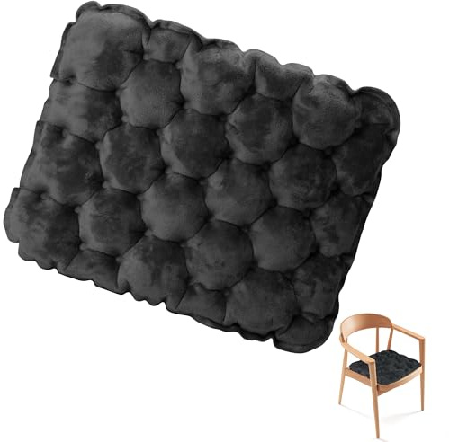 EULANT Terciopelo Cojín Inflable para Sillas, Ultraligero Cojínes de Asiento de Vuelo, Suave Almohadillas de Interior para Viajes en Avión/Conciertos/Tribunas/Sofá de Suelo y Sillas de Oficina
