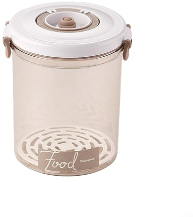 Food Storage Vacuum Box with Stackable Design and Wide Mouth Opening for Easy Cleaning, Featuring Thick Sealing Ring to Protect Food from External Elements (E)