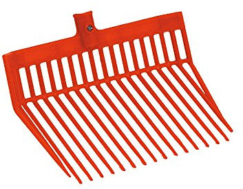 Dura Fork EU Grabegabel von Scuderia Kunststoff ABS stoßfest, Hohe Flexibilität, Top Qualität, rot