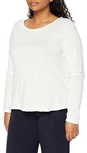 Marc O'Polo Damen B41238552493 T-Shirt, Silky White, XL EU