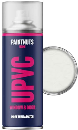 Paintnuts uPVC Window & Door Paint - RAL-9003 - SIGNAL WHITE Matt 400ml Spray Can