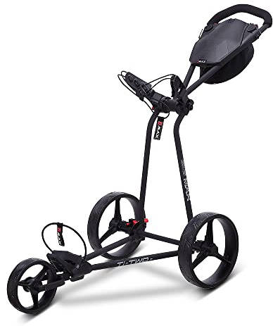 Big Max TI-TWO 3-hjuls golfvagn (svart)