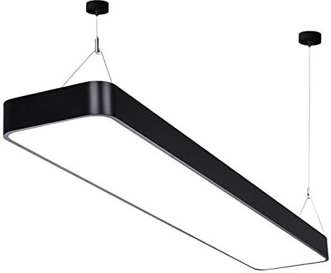 Lampes Suspendues Lustre Moderne Rectangulaire LED Lustre Nordique Minimaliste Table De Billard Suspension Réglable Hauteur Luminaire pour Billard Salle À Manger Bureau Gym