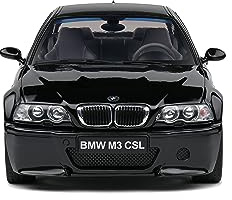 Solido Modellauto Maßstab 1:18 BMW E46 CSL schwarz