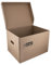 D.RECT 12 Stück Archivbox 2100 Lagerbox 431x333x294mm Klappdeckelbox Archivschachtel Aktenkarton Braun