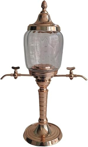 RoyalAntiquess New Handmade Copper Absinthe Fountain | 2 Spout | Absinthe Tower | Absinthe Dispenser | Vintage Absinthe | Absinthe Dipper