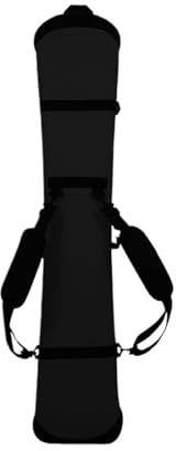 SDIUAKBV Snowboardväska skidväska snowboard handväska resväska enkel axel diagonal utrustning vintersport utomhustillbehör svart (svart axlar 125)