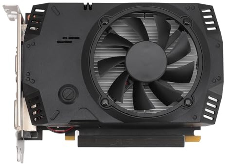 VBESTLIFE GT730 4 GB Grafikkarte, DDR3 128 Bit GPU, 810/1344 MHz PCIE 2.0 16X Gaming-Grafikkarte, Desktop-Computer-Grafikkartenunterstützung für DirectX 12