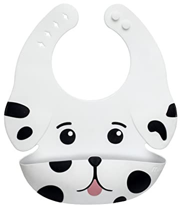 melii Hundelätzchen aus Silikon, weiß, One Size